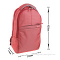 Promotional Deep Pink 12.5 Inch Polyester Business Lady Laptop backpack Bag/Computer Bag